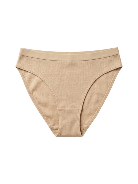 Image for Women's Ribbed Slip,Beige