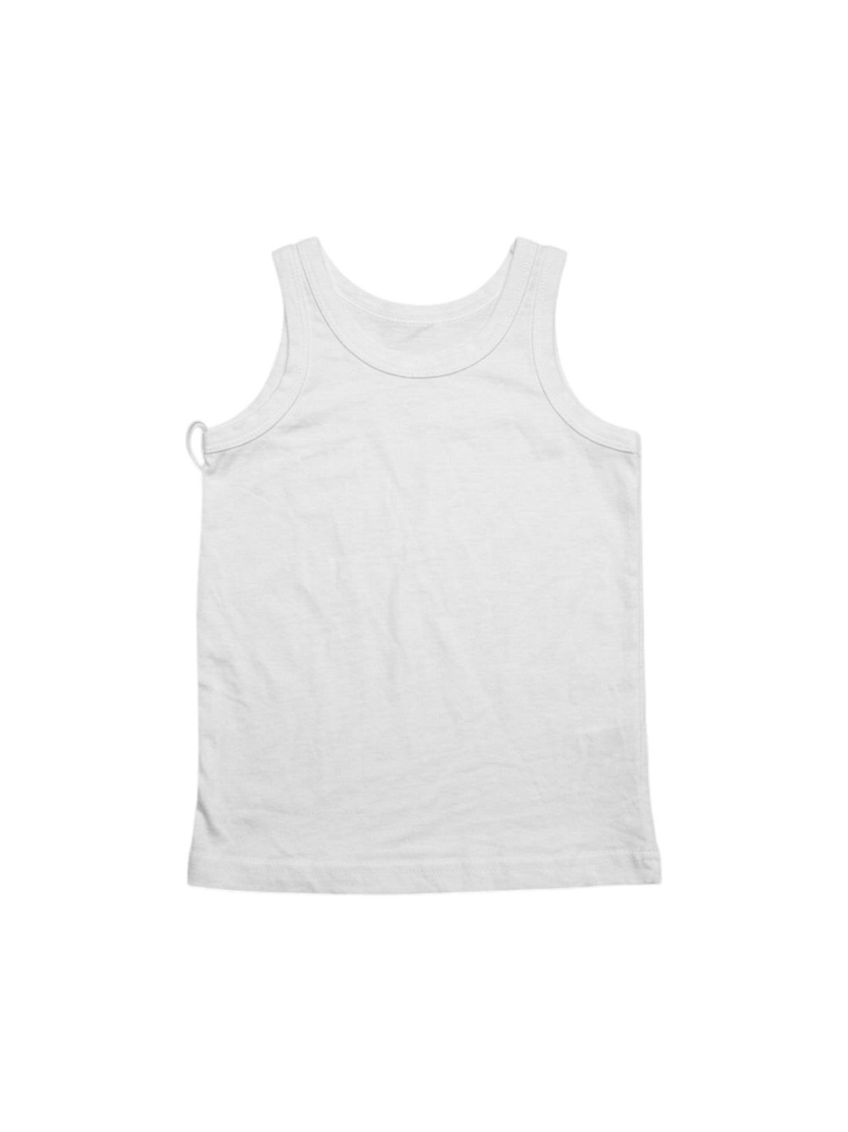Image for Kids Boy's Plain Solid Tank Top,White