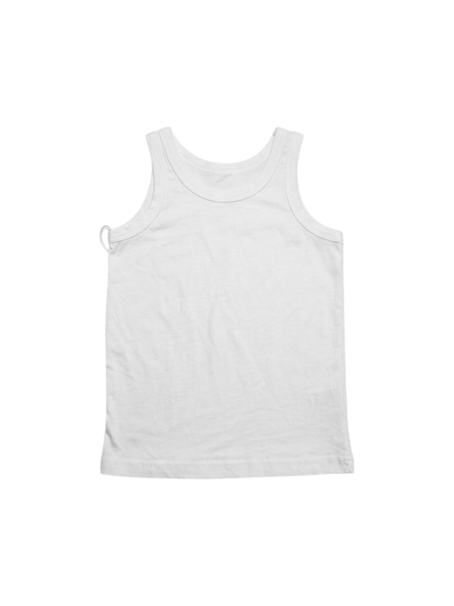 Image for Kids Boy's Plain Solid Tank Top,White