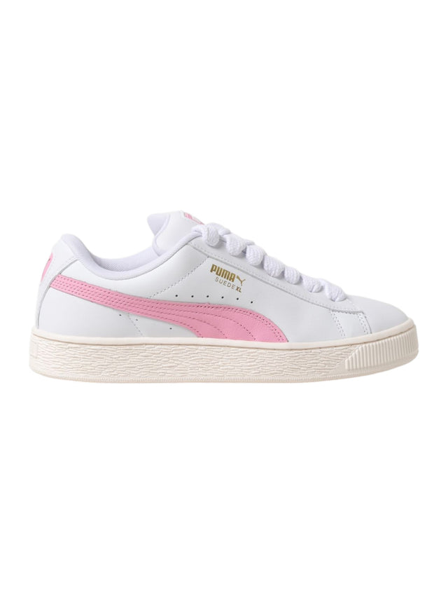 Image for Women's Logo Pattched Leather Shoes,White