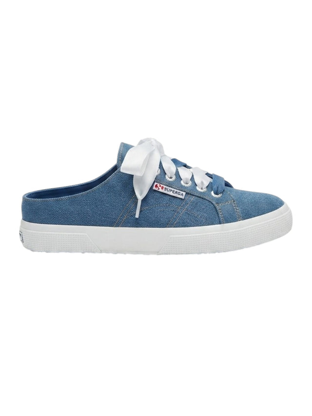 Image for Women's Plain Denim Sneaker Shoes,Dusty Blue