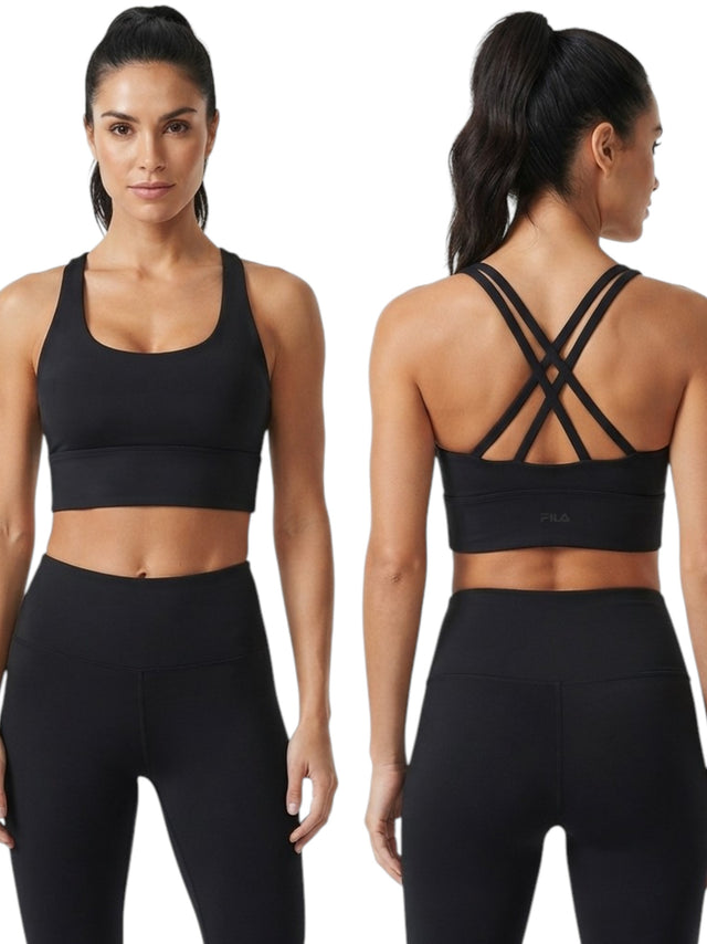 Image for Women's Plain Crop Top,Black