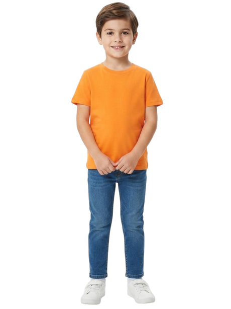 Image for Kids Boy's Plain Top,Orange