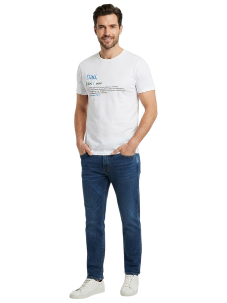 Image for Men's Printed Top,White