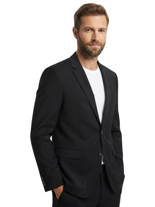 Image for Men's Plain Blazers,Black