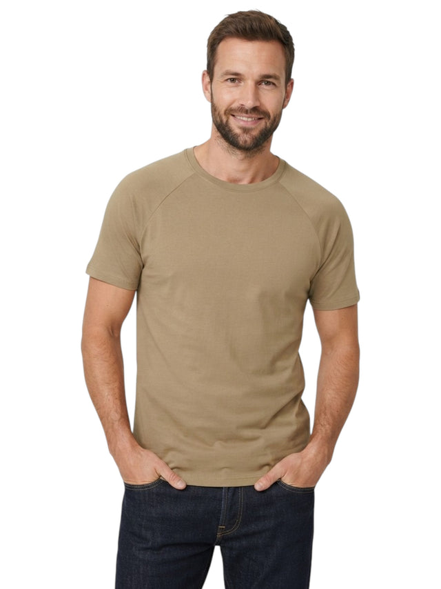 Image for Men's Plain Top,Beige