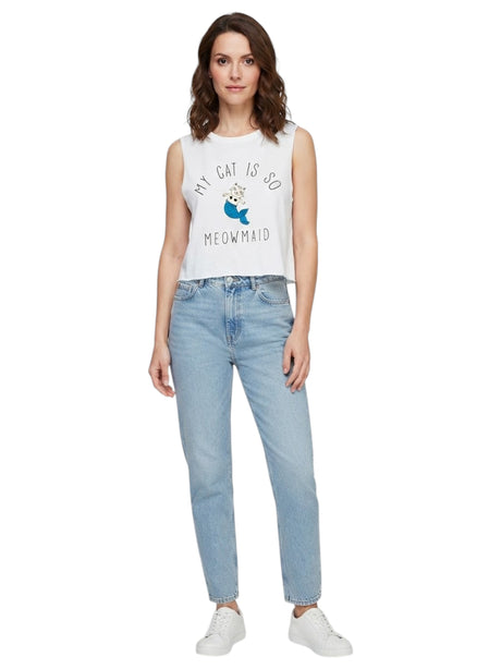 Image for Women's Printed Top,White