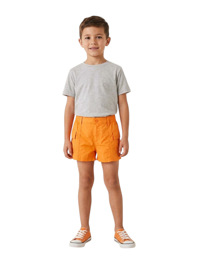 Image for Kids Boy's Plain Short,Orange