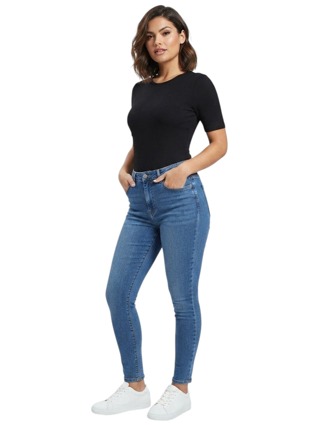Image for Women's Plain Bodysuit,Black