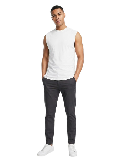 Image for Men's Plain Top,White