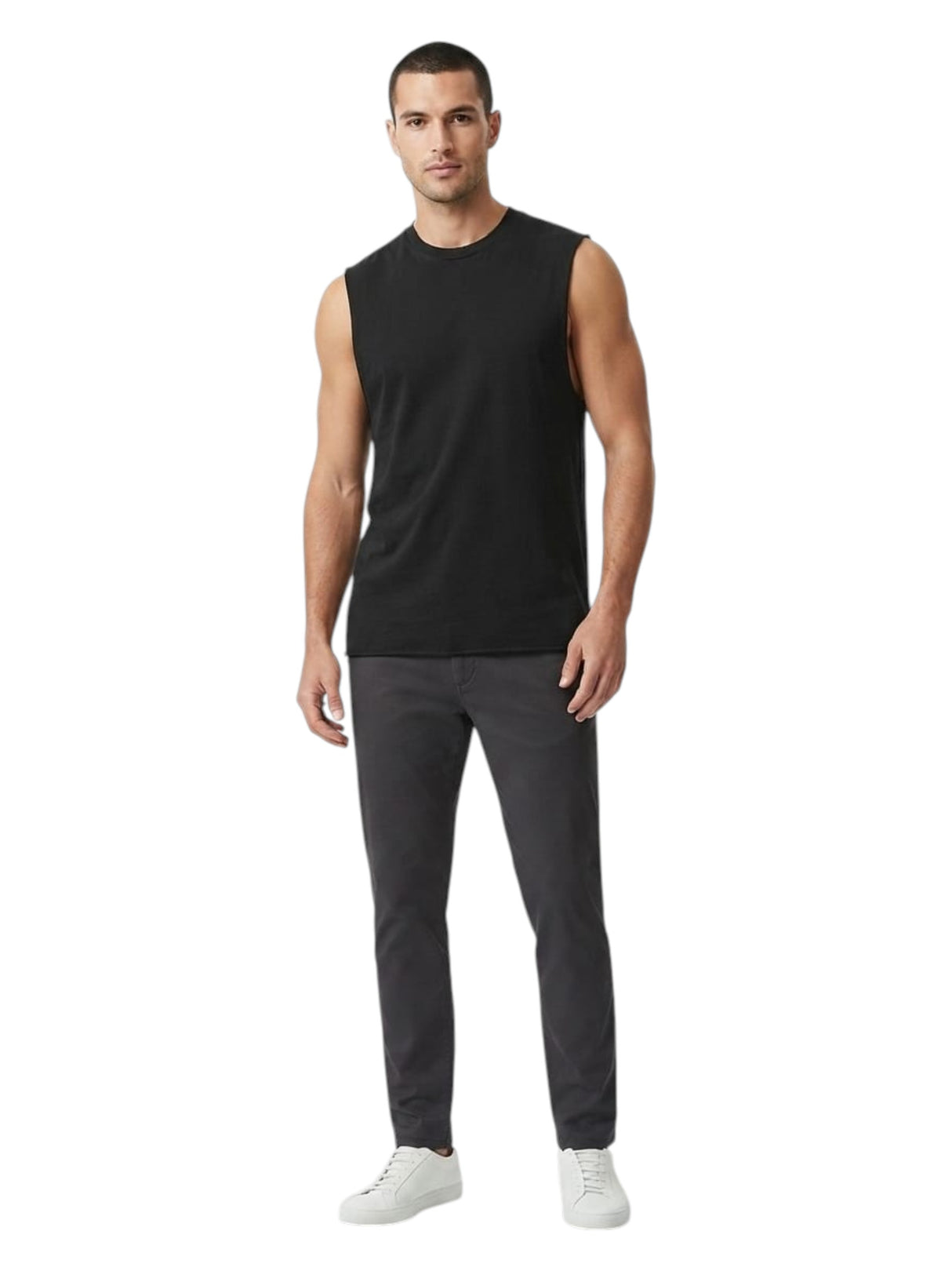 Image for Men's Plain Top,Black