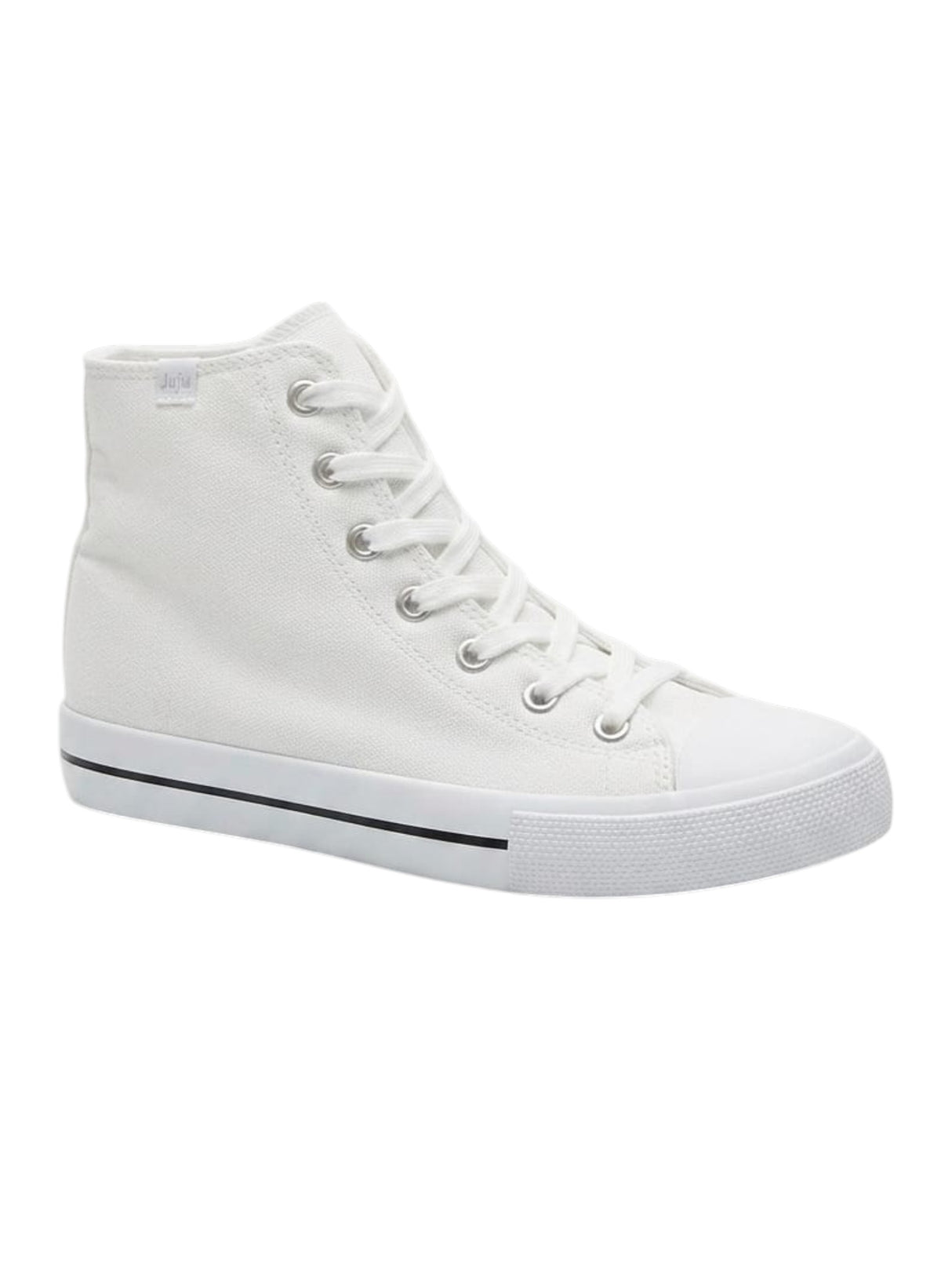 Image for Women's Plain High Top Shoes,White