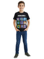 Image for Kids Boy's Brand Logo Printed Top,Black