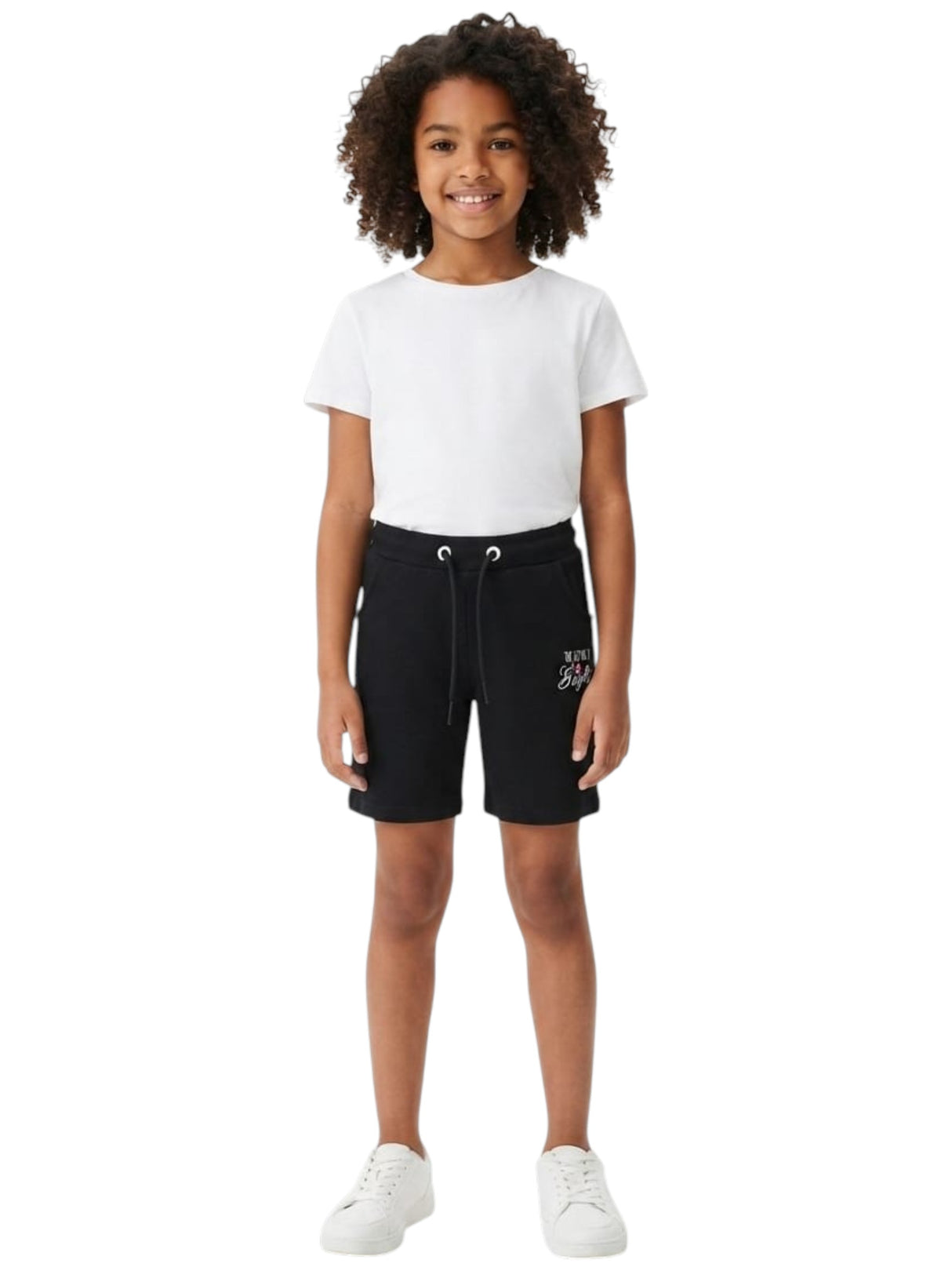 Image for Kids Girl's Printed Short,Black