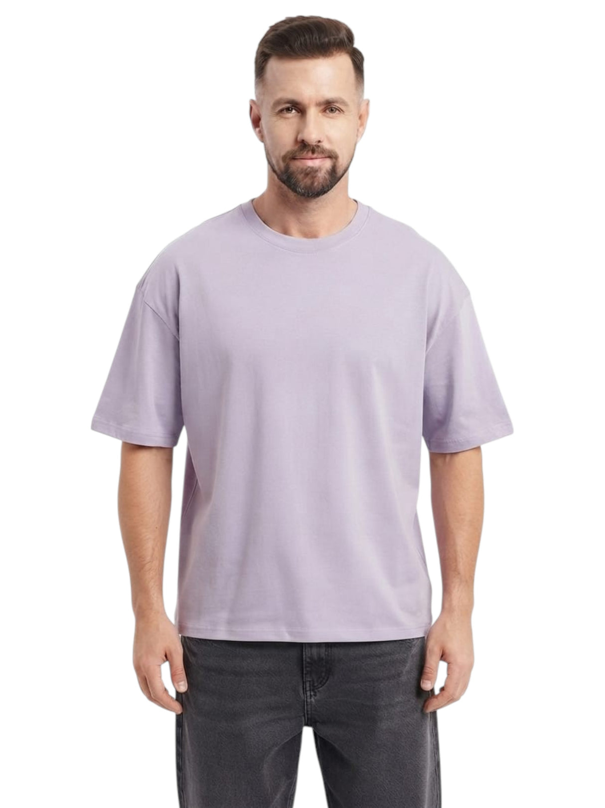 Image for Men's Plain Top,Light Purple