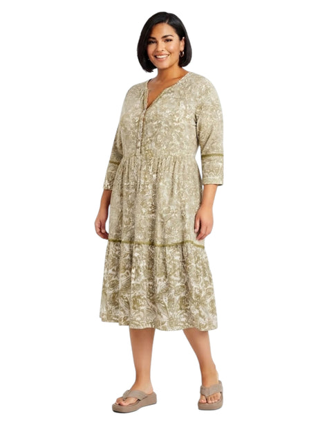 Image for Women's Printed Dress,Multi