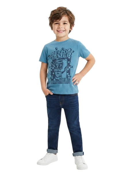 Image for Kids Boy's Printed Top,Blue