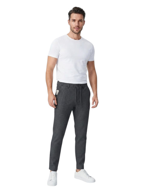 Image for Men's Plaid Pants,Grey