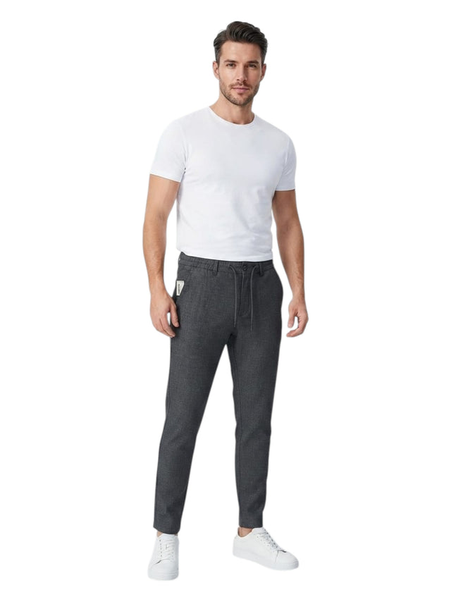 Image for Men's Plaid Pants,Grey