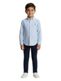 Image for Kids Boy's Stripped Dress-Shirt,Blue
