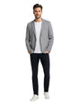 Image for Men's Plaid Blazer,Grey