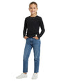 Image for Kids Girl's Plain Solid Top,Black