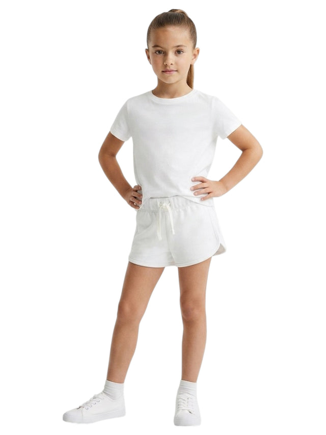 Image for Kids Girl's Plain Solid Short,White