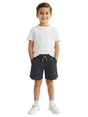 Image for Kids Boy's Striped Short,Dark Grey/Black