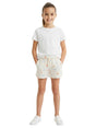 Image for Kids Girl's Printed Short,Light Grey