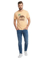 Image for Men's Printed Top,Light Orange