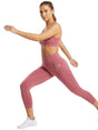 Image for Women's Plain Solid Legging,Neon Pink