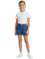 Image for Kids Girl's Plain Jeans Short,Blue