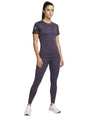 Image for Women's Printed Sport Top,Dark Purple