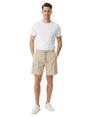 Image for Men's Plain Solid Cargo Short,Beige