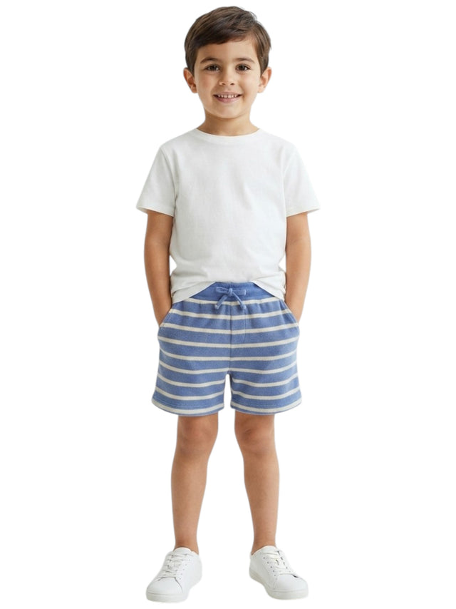 Image for Kids Boy's Striped Short,Blue/White
