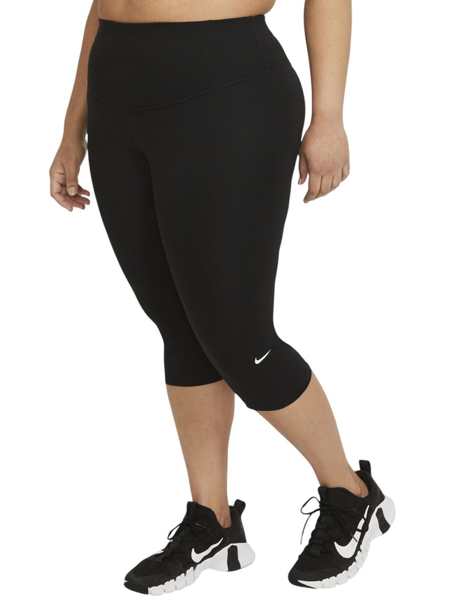 Image for Women's Plain Solid Short Legging,Black