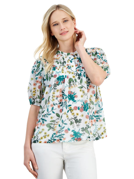 Image for Women's Floral Printed Top,Multi