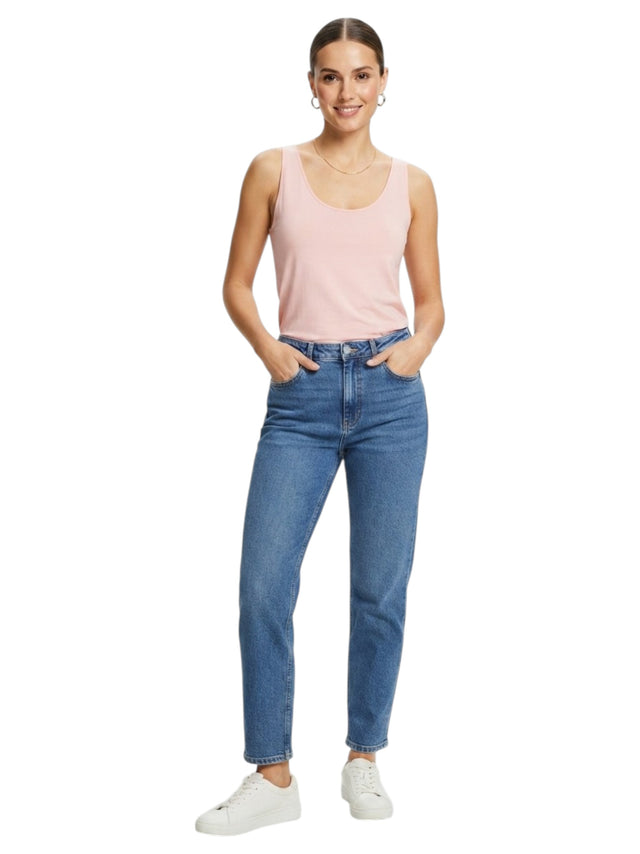 Image for Women's Plain Solid Top,Light Pink