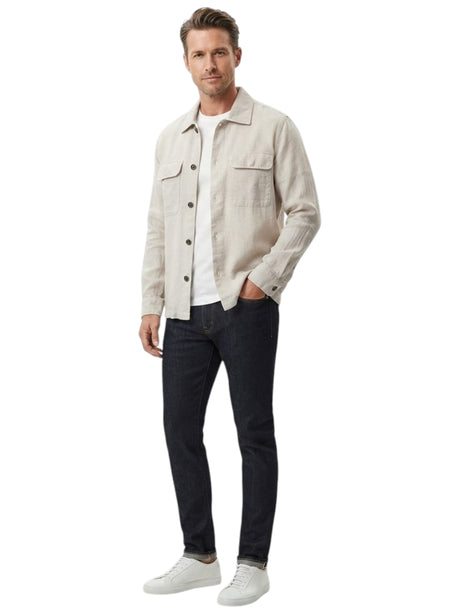 Image for Men's Plain Dress Shirt,Dark Beieg