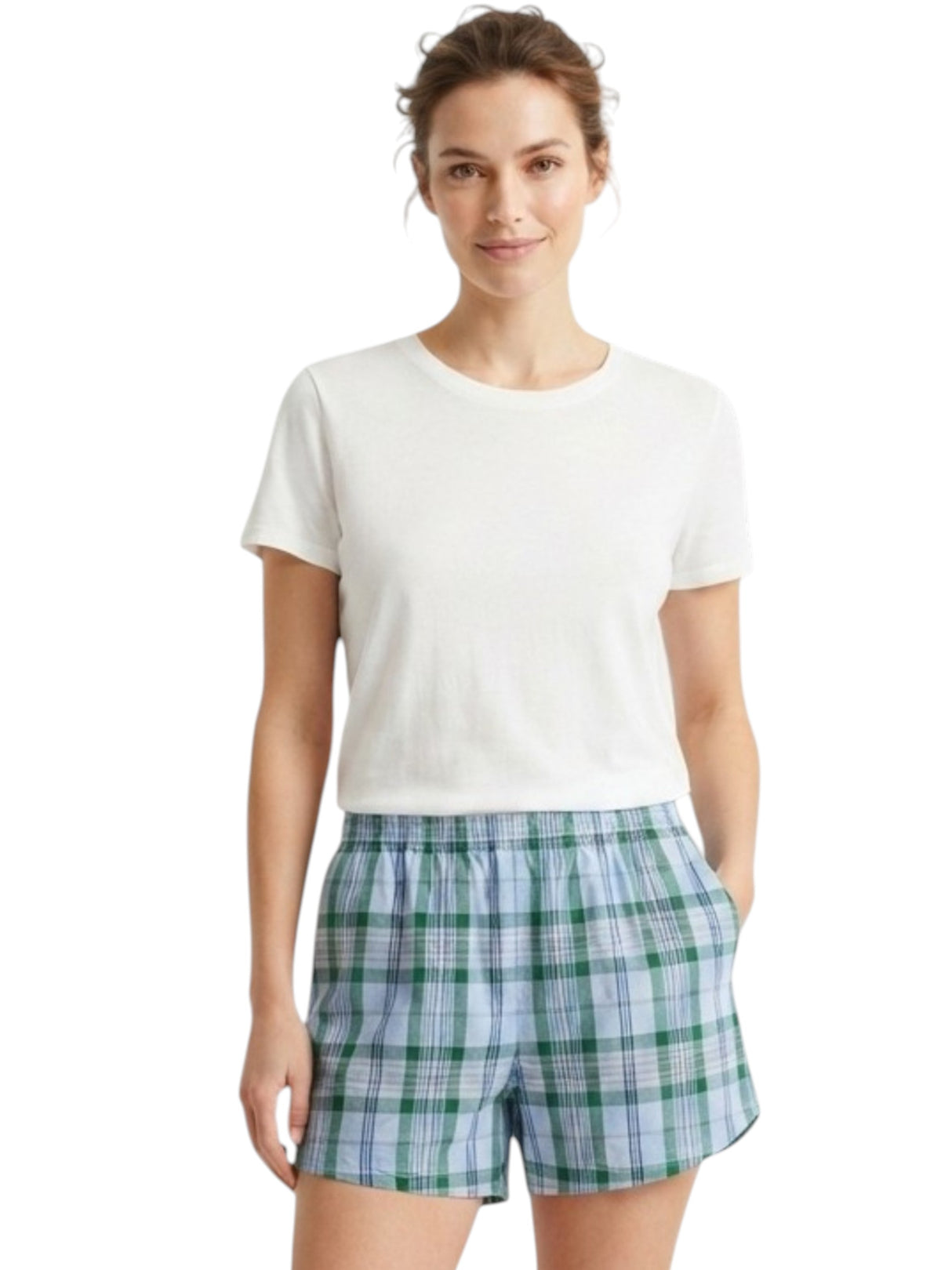 Image for Women's Plaid Sleepwear Short,Multi