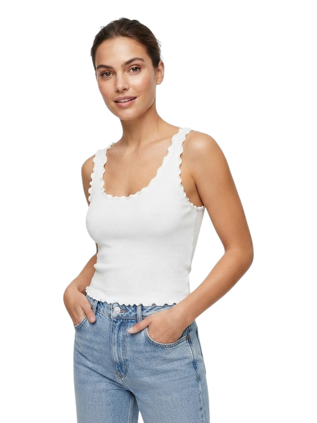 Image for Women's Plain Solid Top,White
