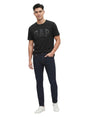 Image for Men's Brand Logo Printed Top,Black