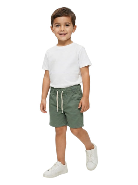 Image for Kids Boy's Plain Solid Short,Olive
