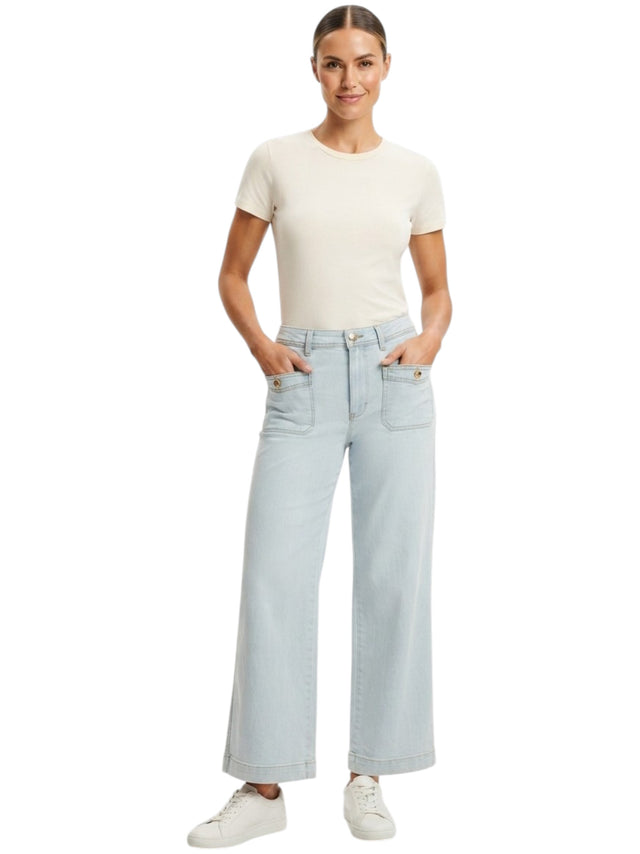 Image for Women's Plain Solid Jeans,Light Blue