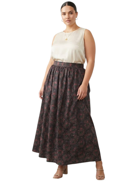 Image for Women's Printed Skirt,Multi
