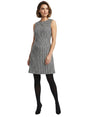 Image for Women's Textured Dress,Black/White