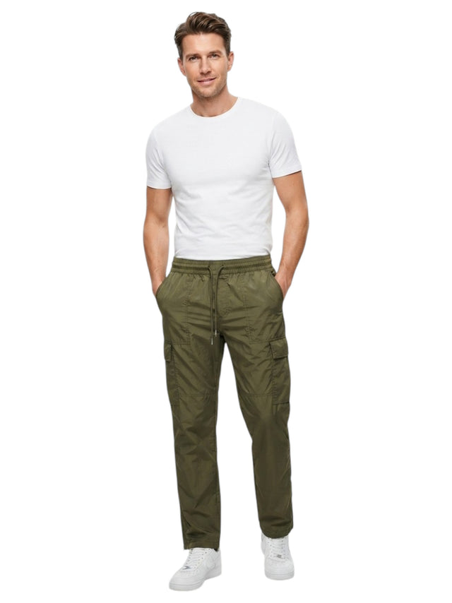 Image for Men's Plain Pants,Olive