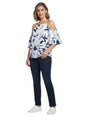 Image for Women's Printed Top,White