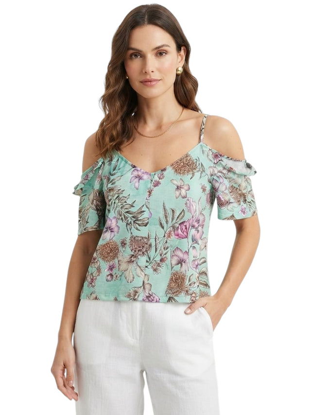 Image for Women's Printed Top,Multi