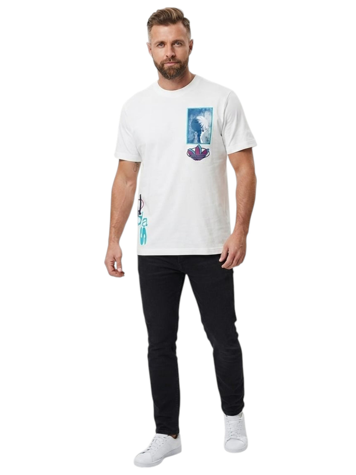 Image for Men's Printed Top,White
